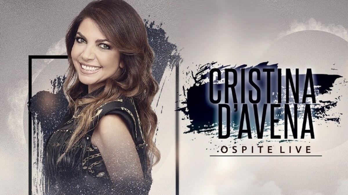 Cristina D'Avena ospite live in Calabria - 