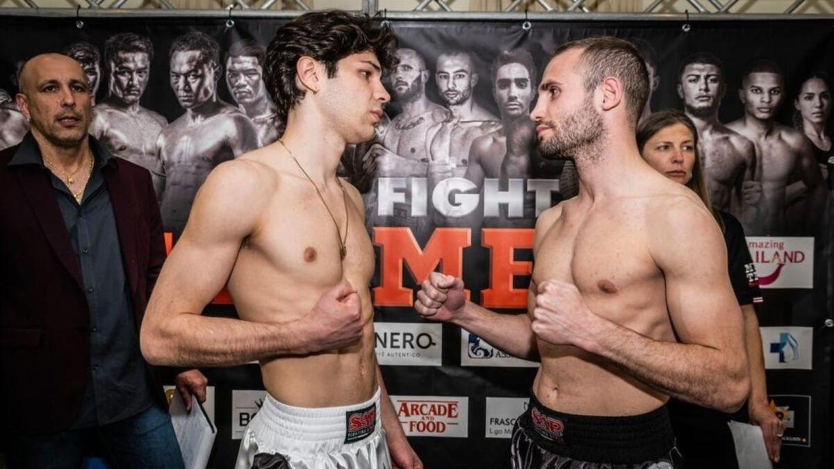 Questa sera all'evento internazione Thai Fight Rome la grande sfida di Fabrizio Ruggiero - Fabrizio Ruggiero, Andrea Orsini
