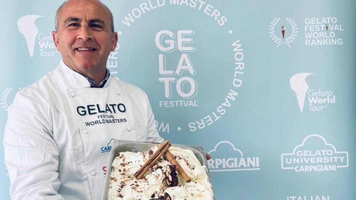 Calabria capitale del gelato: premio Fabio Taverna (Conpait) con il suo gusto al torrone croccante - 