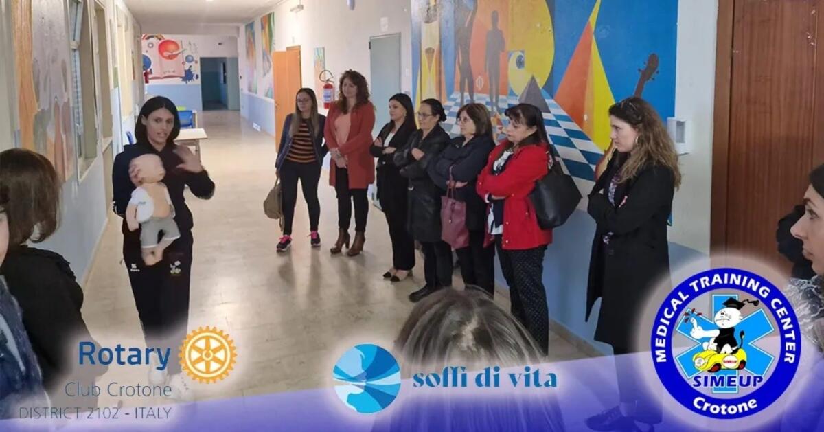 Simeup Crotone e Rotary Club insieme per la sicurezza: il progetto “Soffi di Vita” - 