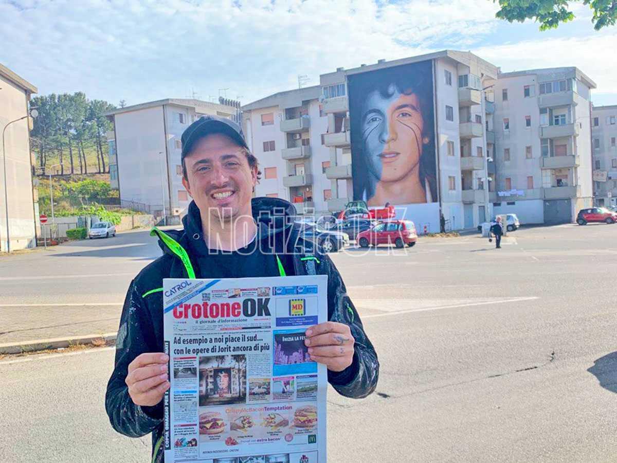 Crotone, Jorit ritorna in città per un nuovo grande murale - 