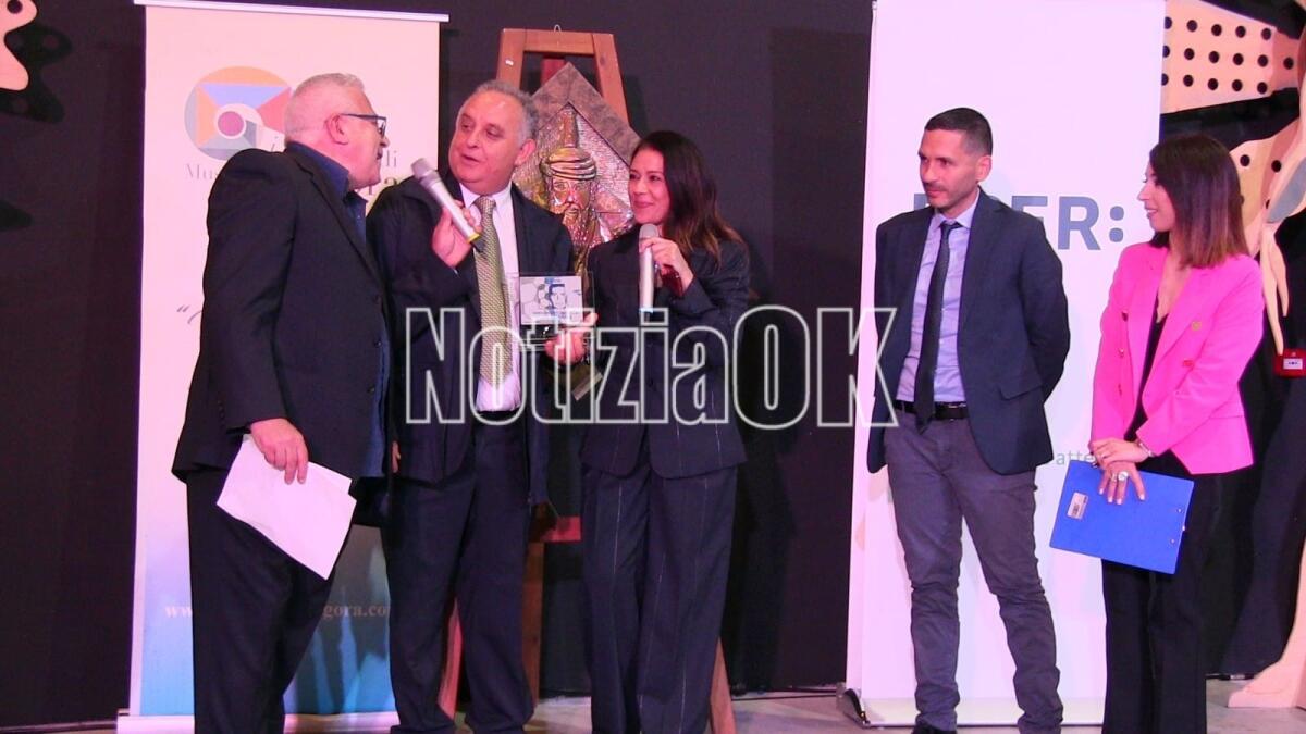 Tanti ospiti al Premio Franco Razionale, Giusy Versace: "La disabilità è negli occhi di chi guarda" - Piero Pili, Sergio Torromino, Giusy Versace, Luciano Ierardi, Carmen Giancotti