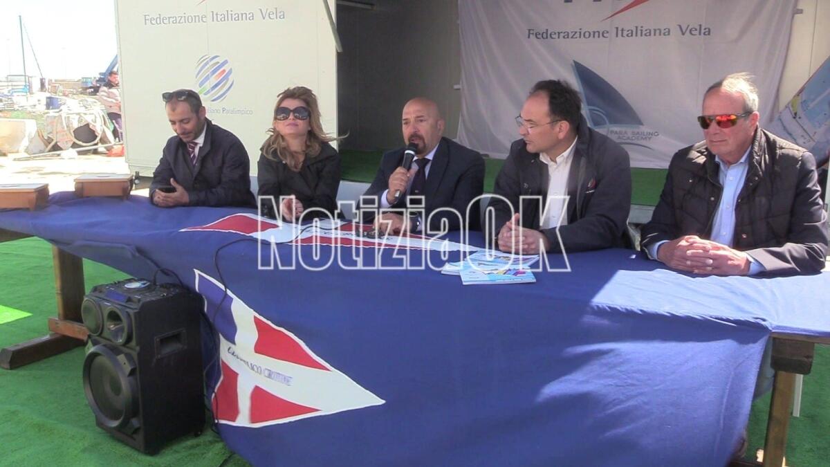 A Crotone sbarca la Para Sailing Academy della FIV: vela per tutti - Luca Bossi, Paolo Proto,  Giuseppe D'amico, Fabio Colella, Venturino Pugliese