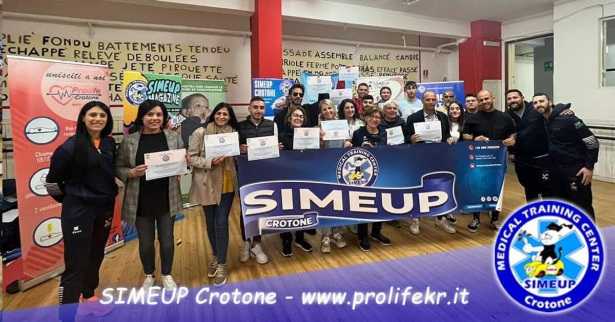 Giornata di formazione: il Simeup Crotone istruisce i giovani per salvare delle vite - 