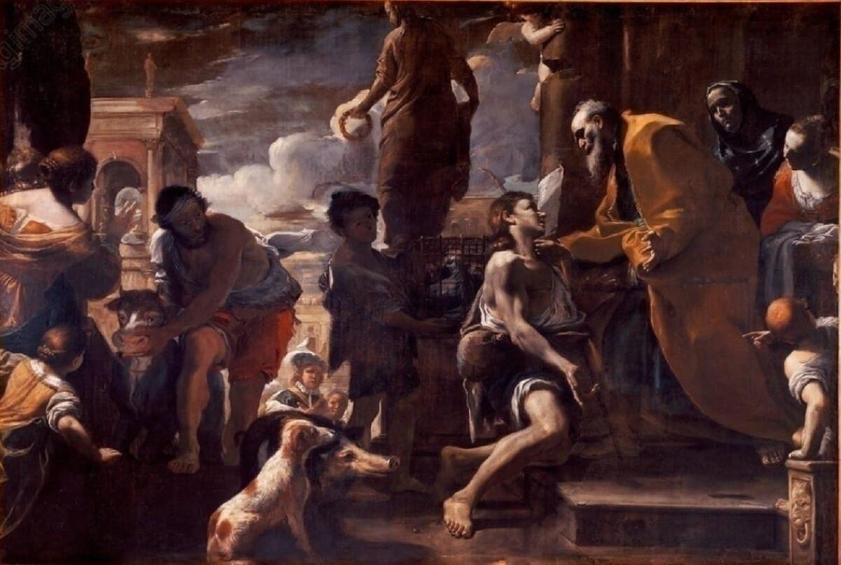 "Il ritorno del figliol prodigo" di Mattia Preti restaurato nella Pinacoteca di Reggio - 