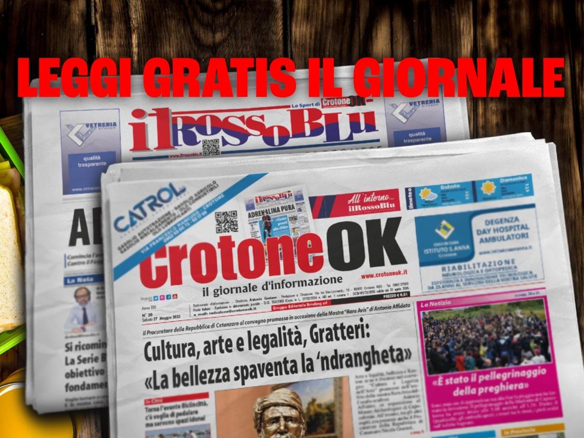 CLICCA QUI E LEGGI SUBITO CROTONEOK - 