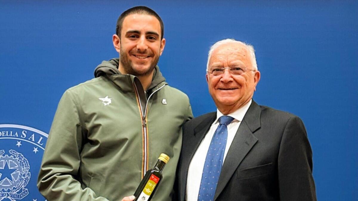 L'olio IGP di Calabria ha un testimonial d'eccezione, il campione olimpionico calabrese Giovanni Tocci - 