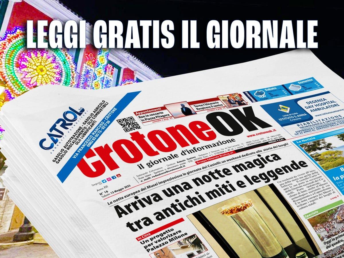 CLICCA QUI E LEGGI SUBITO CROTONEOK - 