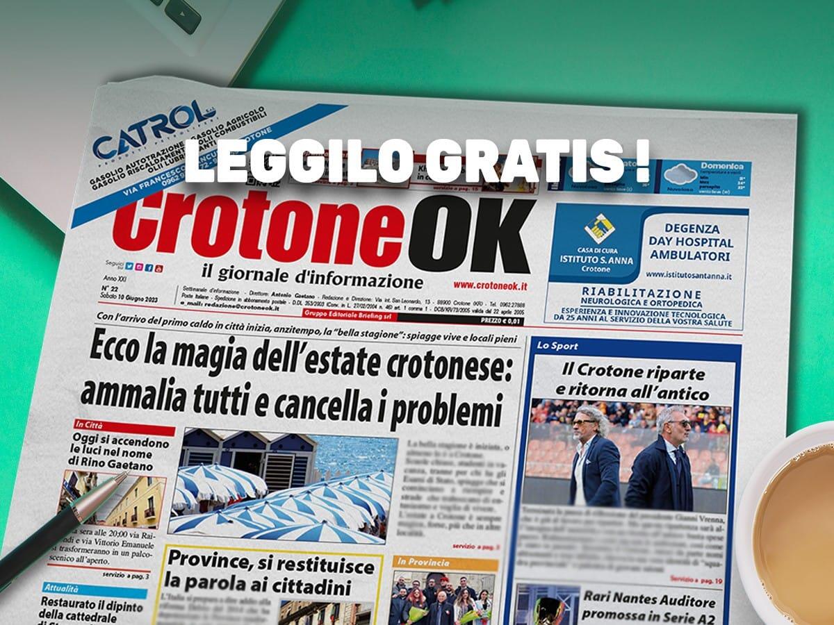 CLICCA QUI E LEGGI SUBITO CROTONEOK - 