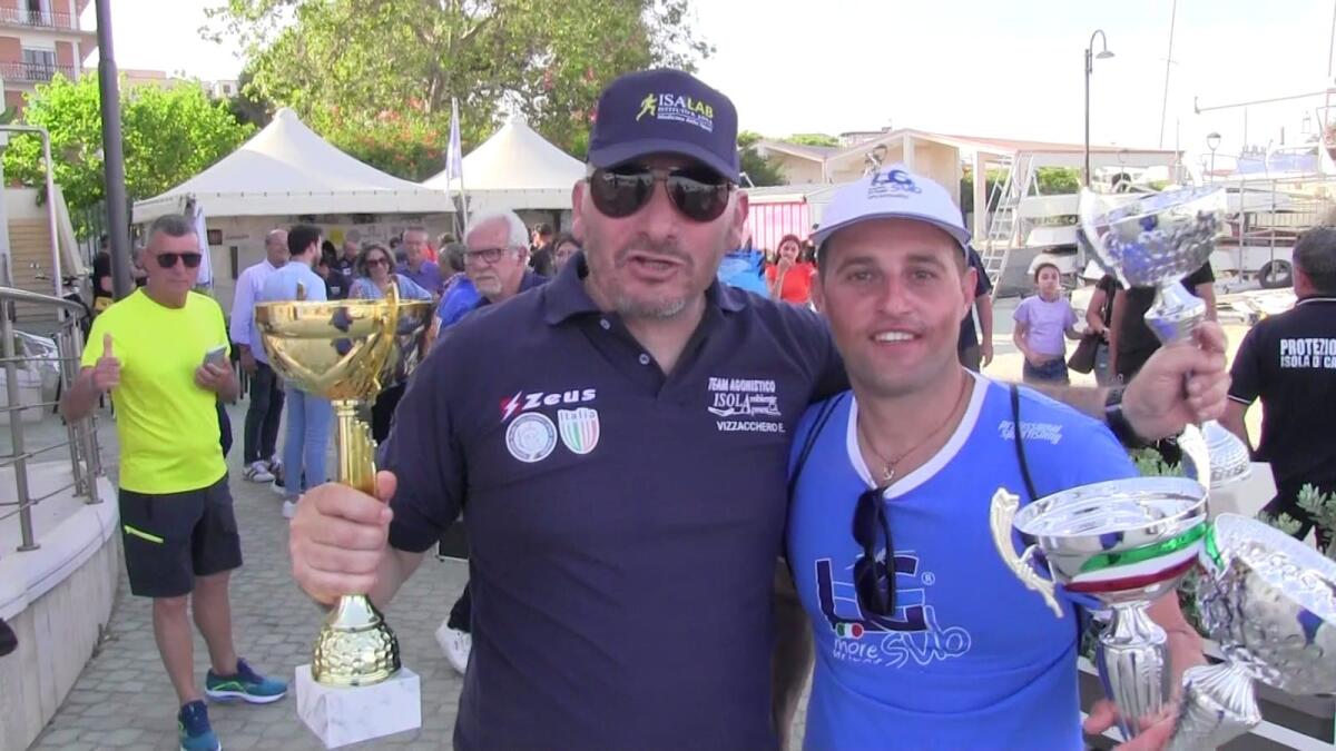 Pesca, Isola Ambiente Apnea campione regionale - Emanuel Vizzacchero, Daniele Melidone