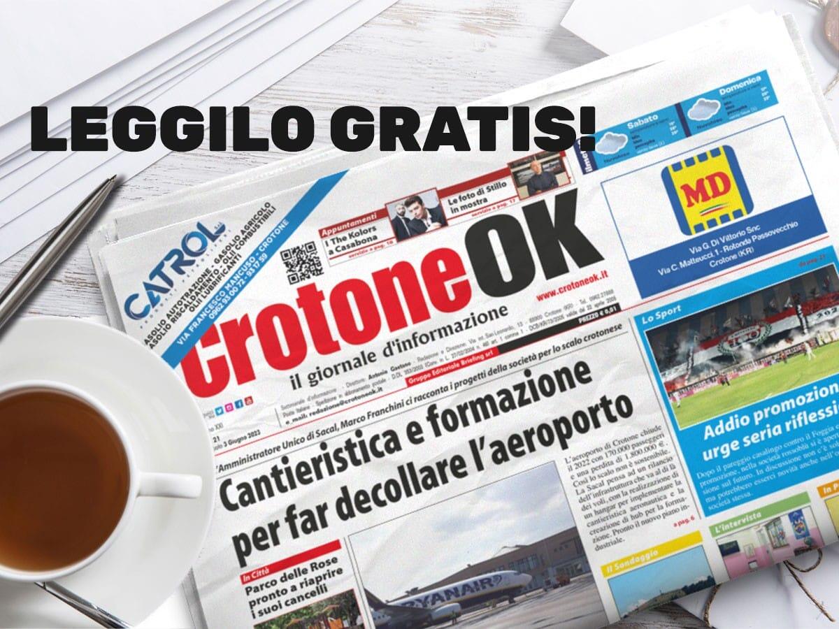 CLICCA QUI E LEGGI SUBITO CROTONEOK - 