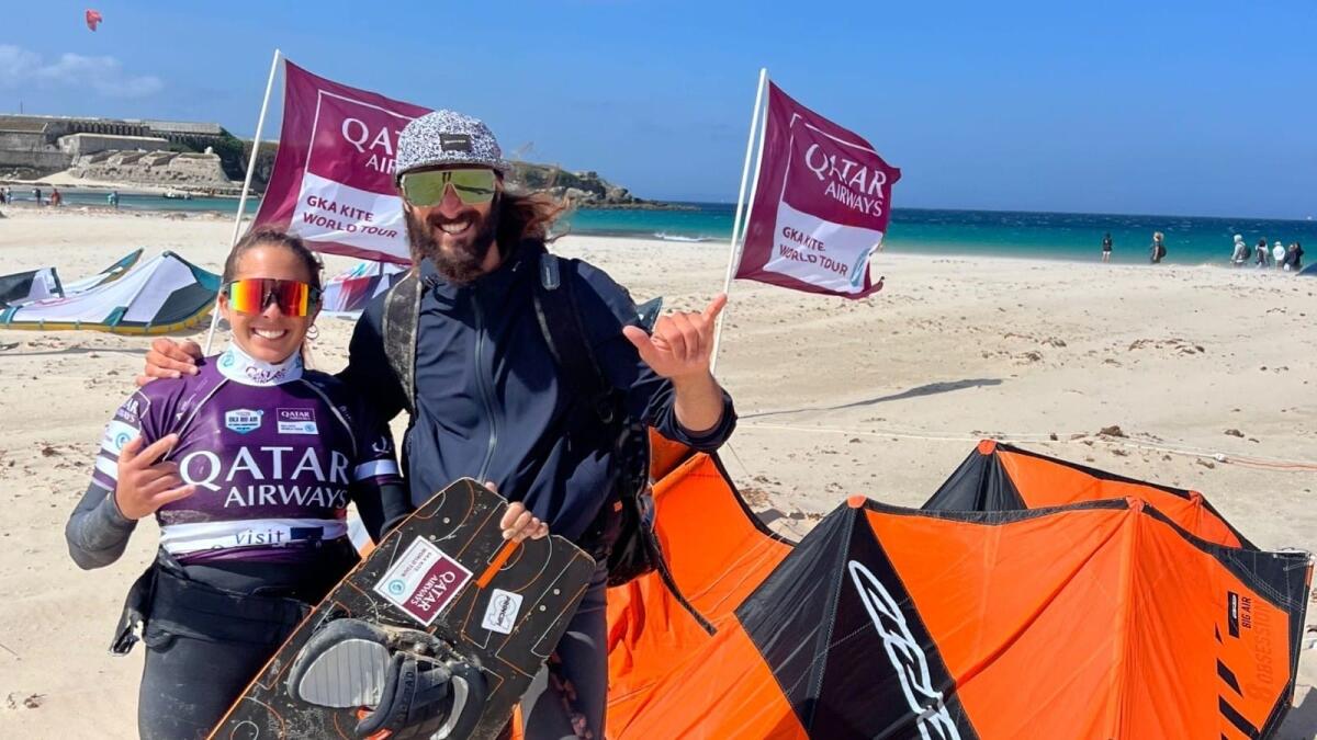 Il Club Velico Crotone nel Qatar con Alice Ruggiu - 
