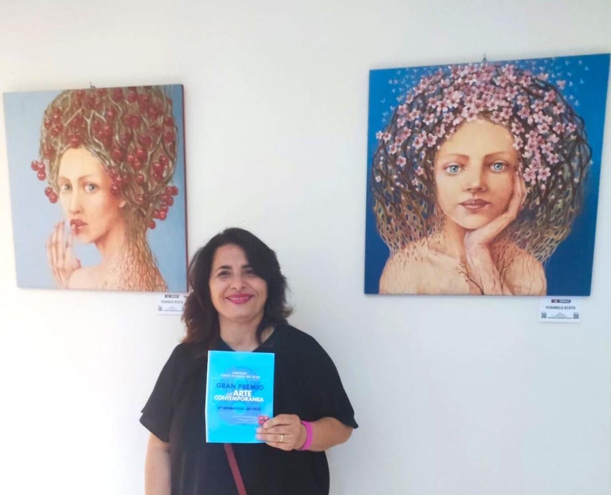L'artista petilina Pierangela Bilotta al Gran Premio Internazionale di Arte Contemporanea - 