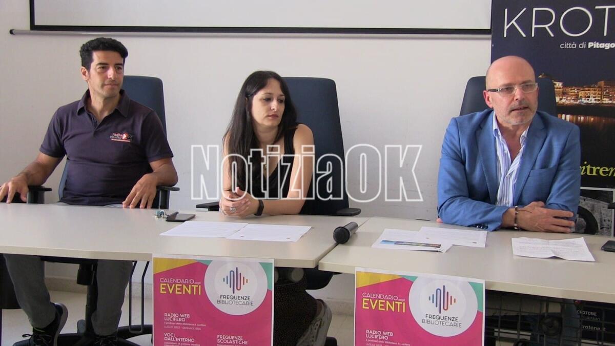 Crotone - La lettura diventa podcast, ed entra anche nella Casa Circondariale - Francesco Latella, Valeria Cassano, Nicola Corigliano
