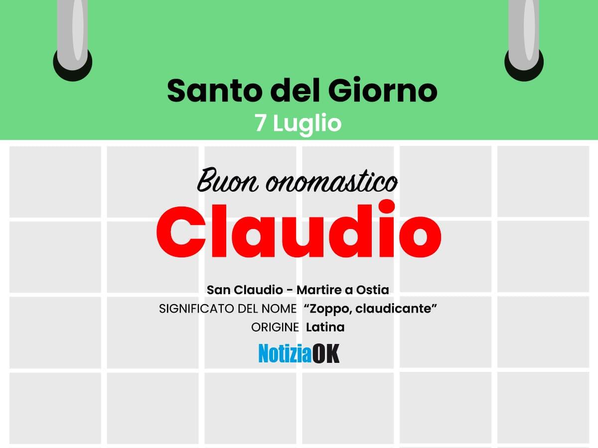 Onomastico: il Santo del giorno è San Claudio - 