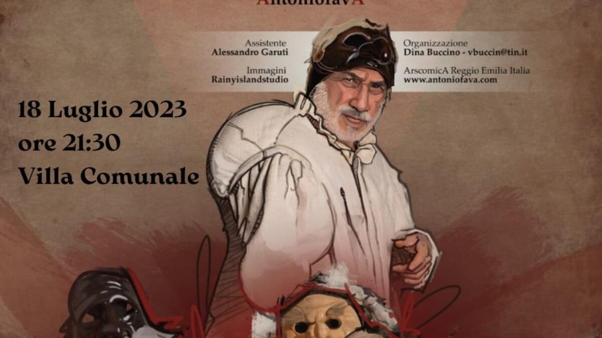 Crotone, lo scandalese Antonio Fava in "Nasi, mustacchi e lazzi" - 