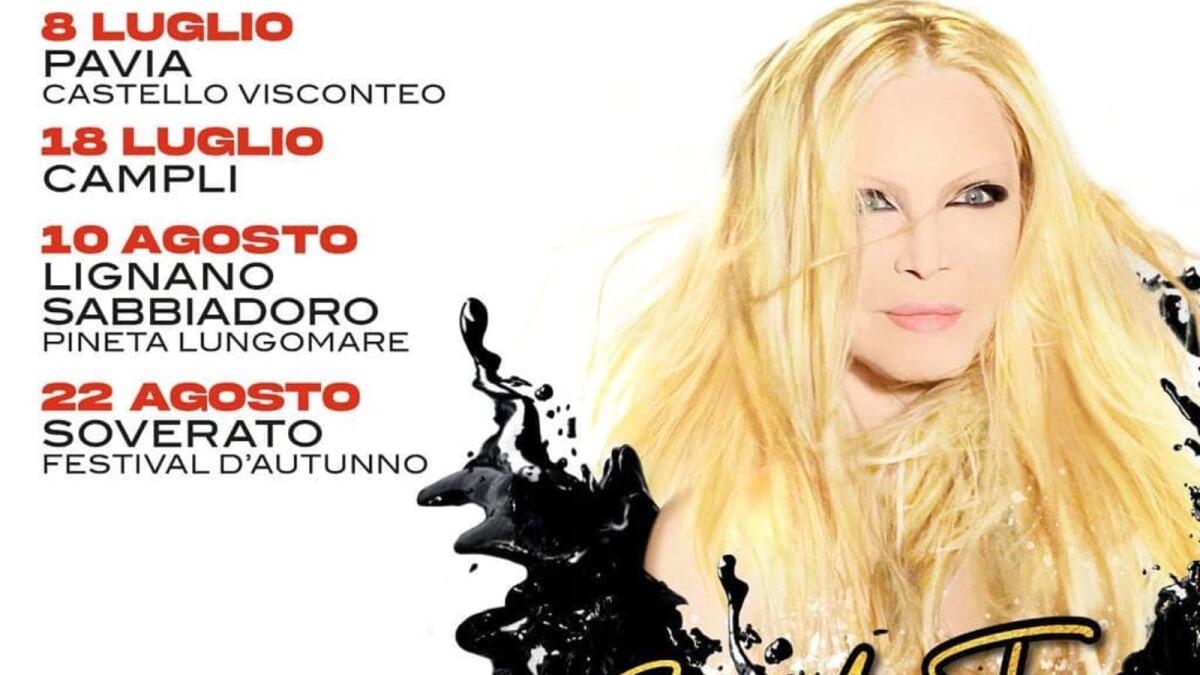 Patty Pravo ritorna in Calabria con il suo "Minaccia bionda tour" - 