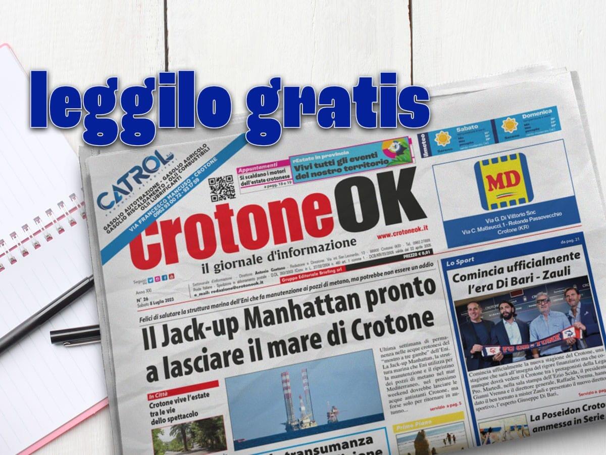 CLICCA QUI E LEGGI SUBITO CROTONEOK - 