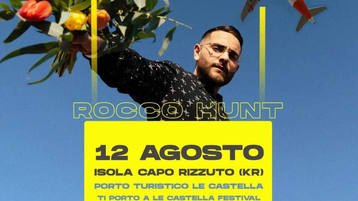 Rocco Hunt arriva a Le Castella: un’estate a ritmo di musica - 