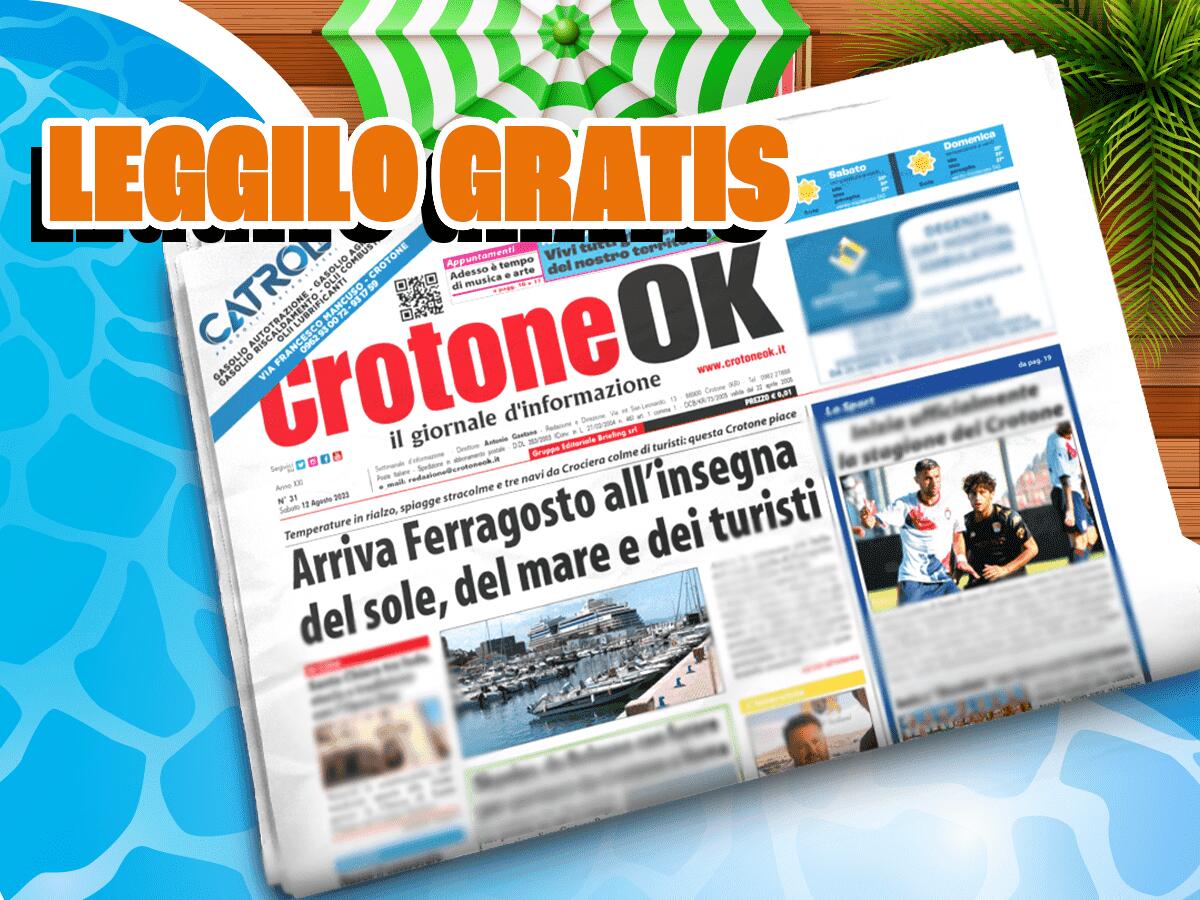 CLICCA QUI E LEGGI SUBITO CROTONEOK - 