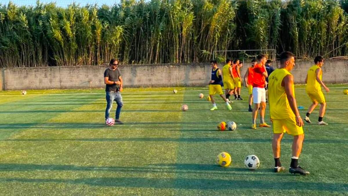 Prima Categoria - La squadra di mister Maiolo scende in campo -