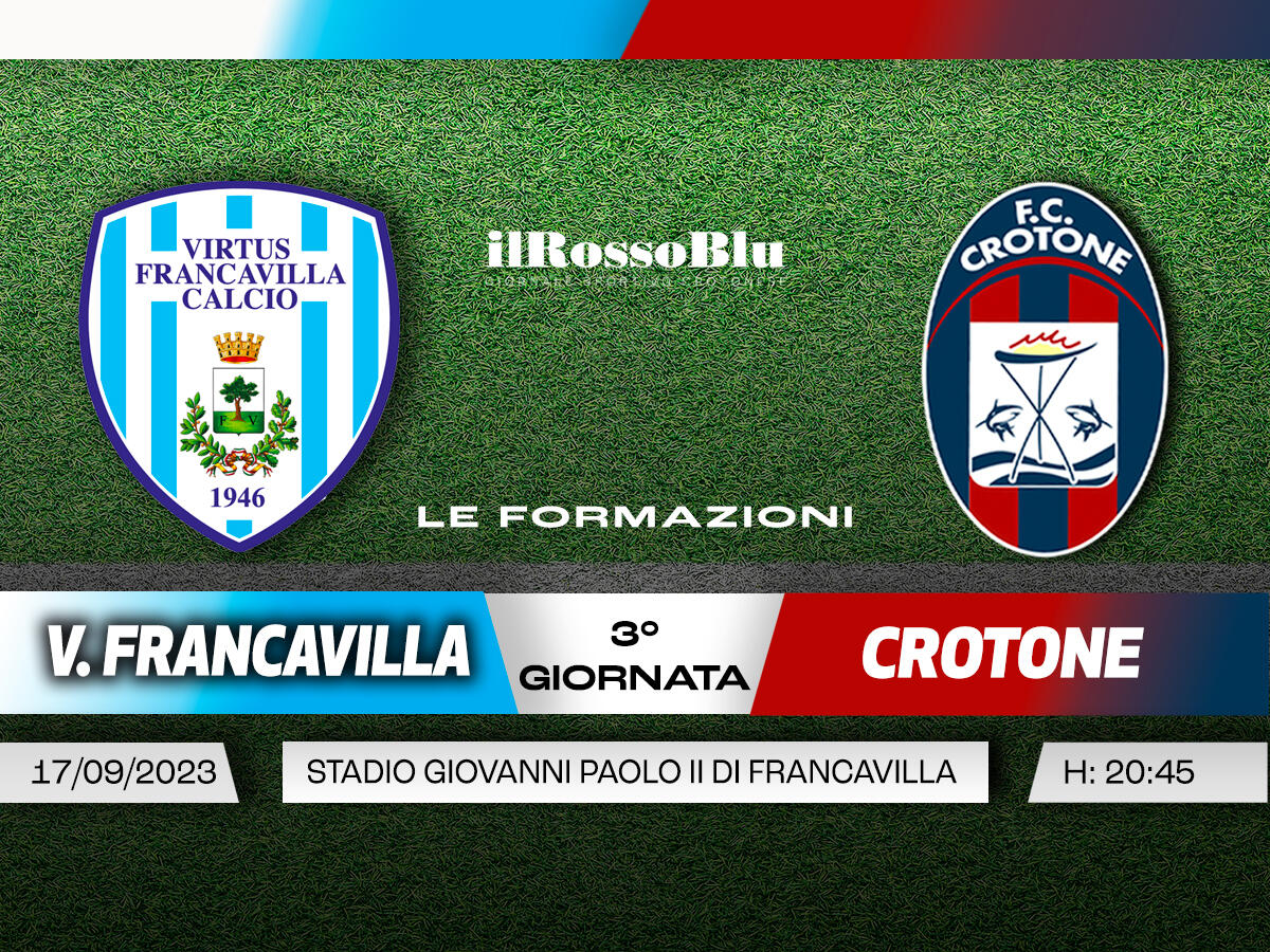 #FrancavillaCrotone | Le Formazioni: Zauli cambia uomini e modulo - 