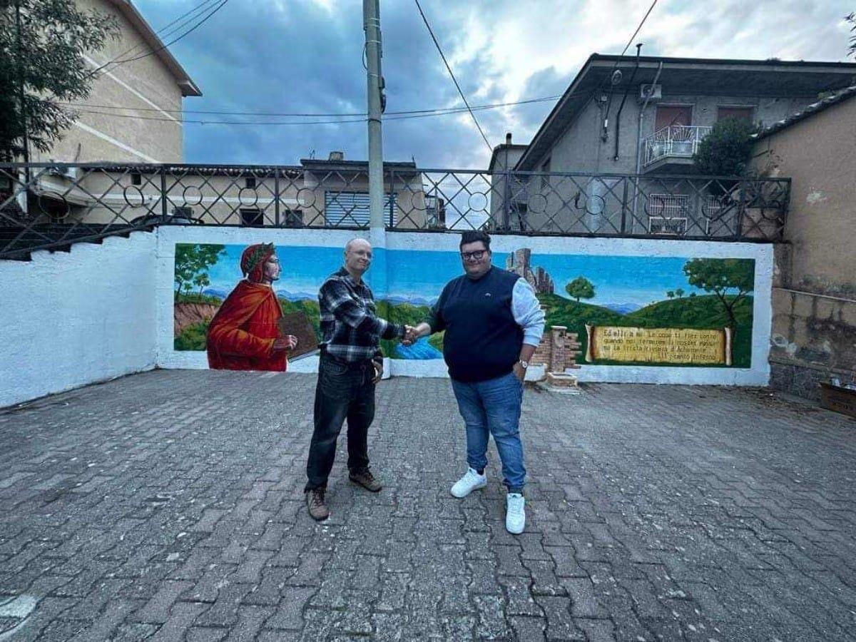 La storia di Acerenthia rivive nel murales di Maurizio Gemelli - 