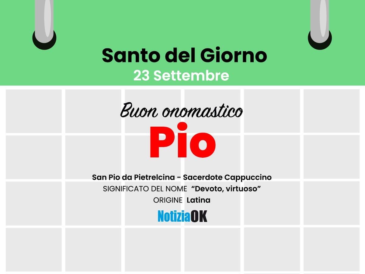Onomastico: il Santo del giorno è San Pio da Pietralcina - 