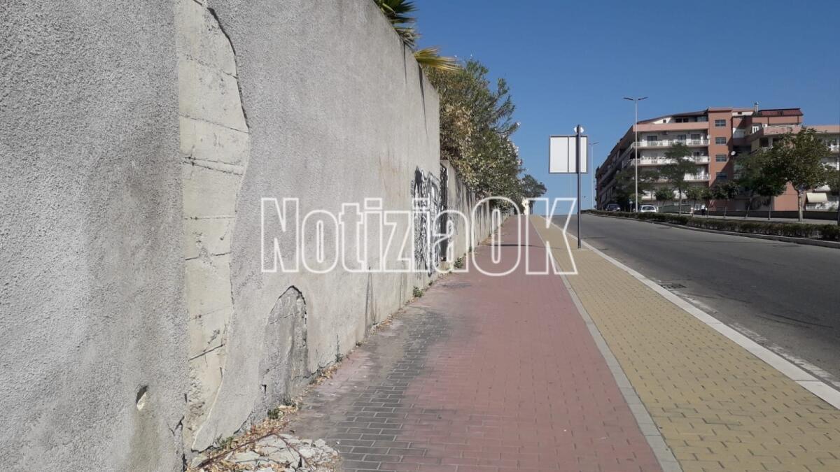 Crotone - Il muro di San Domenico ha bisogno di una sforbiciata e anche di una controllatina - 