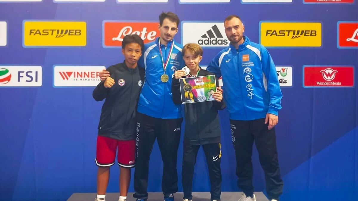 Karate - Oro per Lo Iacono e Arditi dell’Accademia Karate Crotone - Vincent, Emanuel, Ruben, Angelo