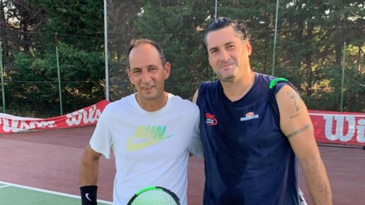 Tennis, racchette e magliette per ricordare l'amico Salvatore Nebbioso - Salvatore Nebbioso, Gianluca Facente