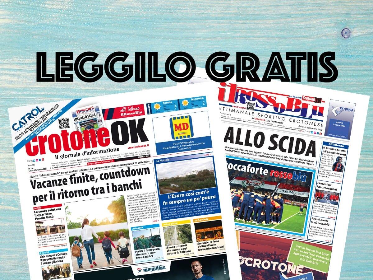 CLICCA QUI E LEGGI SUBITO CROTONEOK - 