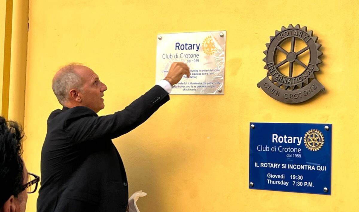 Inizio boom per il Rotary Crotone nel ricordo della fondazione di Kroton - 