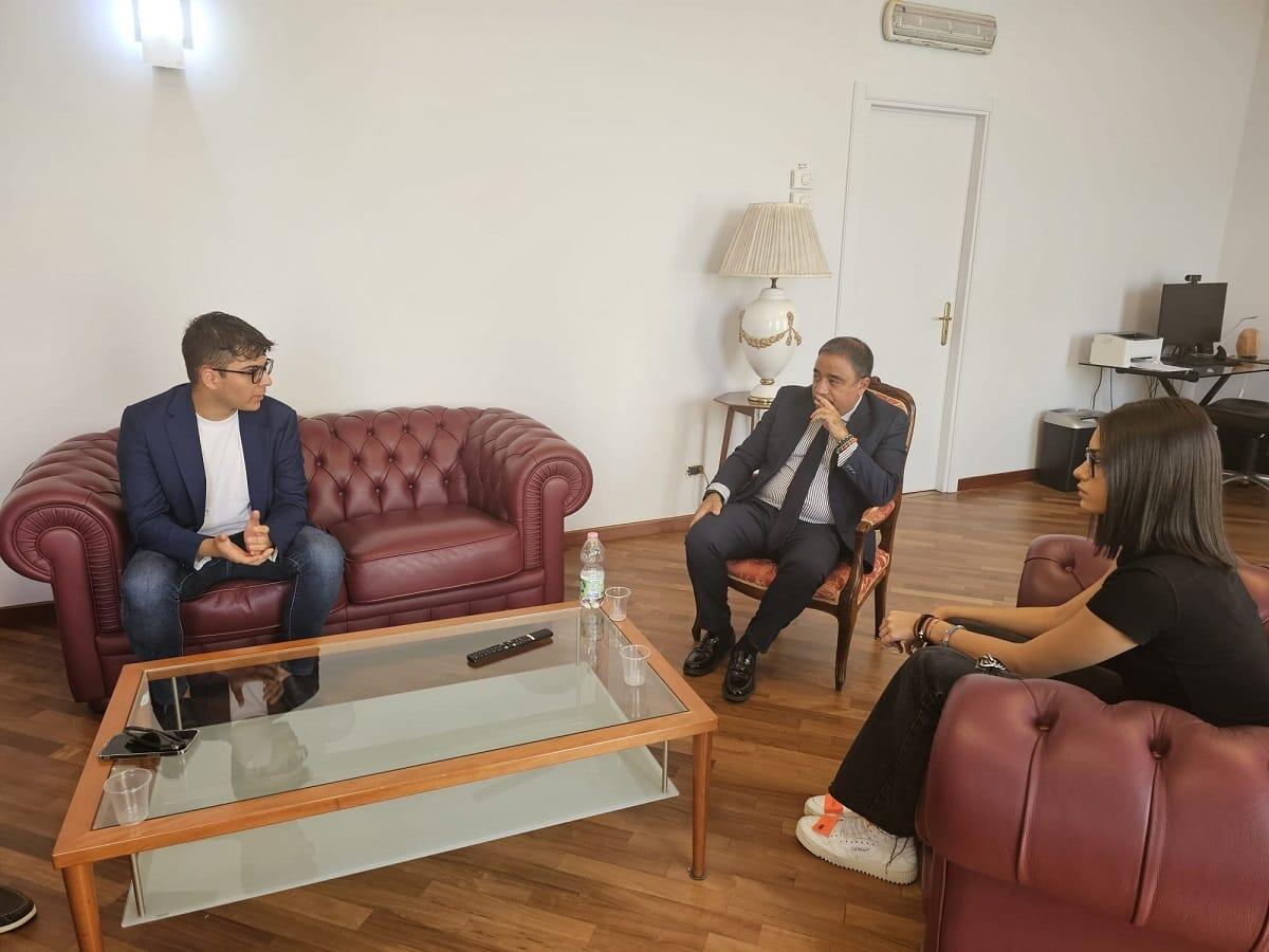Crotone - Le proposte dei giovani sposate dall'ente provinciale - Enrico Pedace, Sergio Ferrari, Brenda Mannarino
