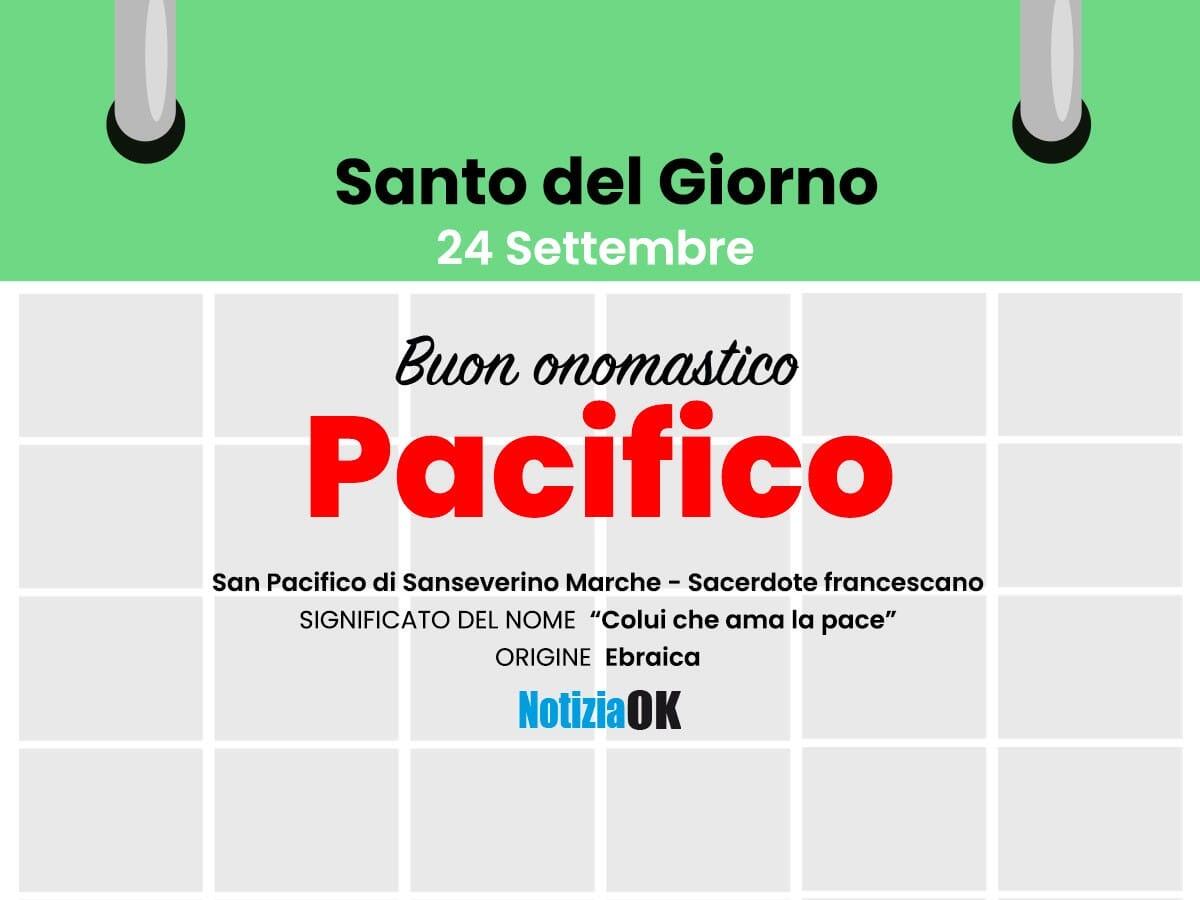 Onomastico: il Santo del giorno è San Pacifico - 