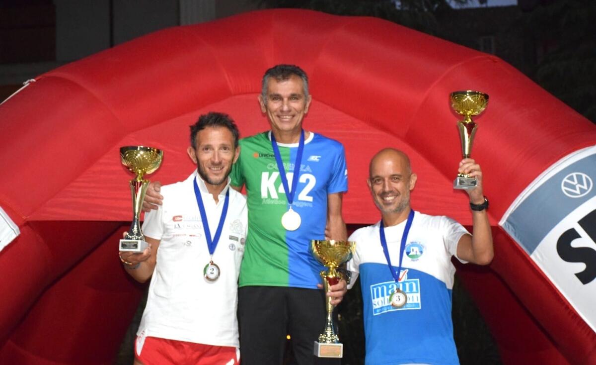 90 atleti da tutta Italia per ricordare il Maresciallo Mario Quero - Il podio