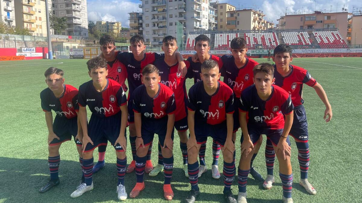 Under 15 | Pareggio per la squadra di Corrado - La formazione del Crotone Under 15 sul campo del Giugliano