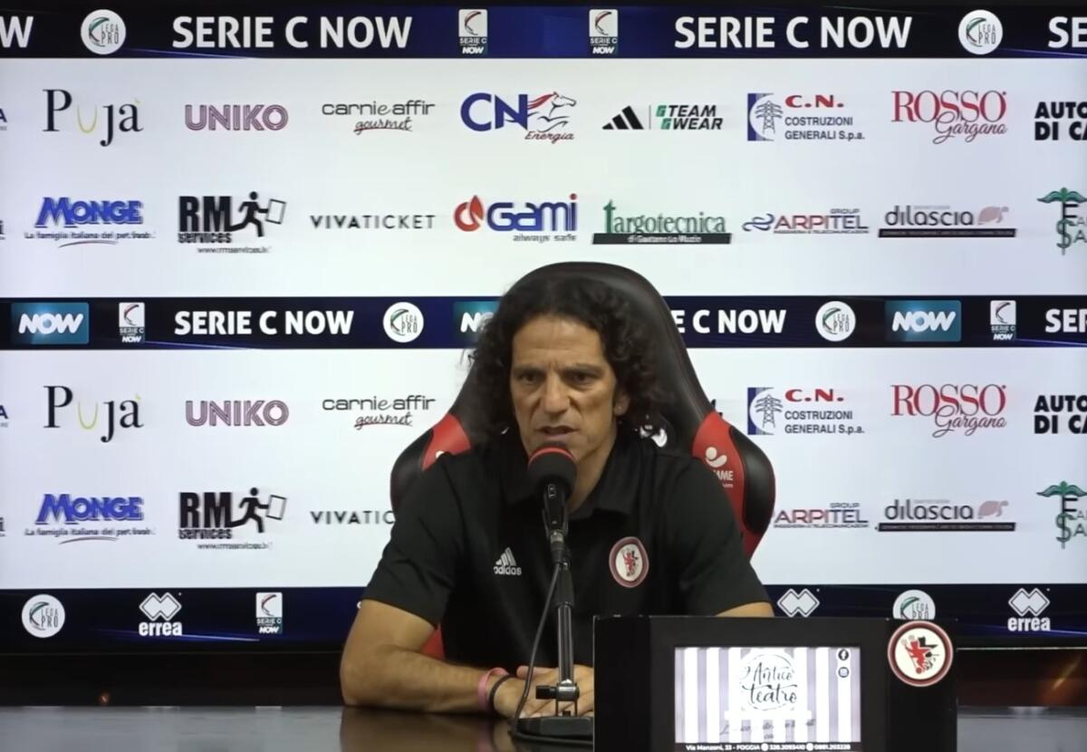 #CrotoneFoggia | Mister Cudini: "In campo per cercare di vincere tutte le gare" - 