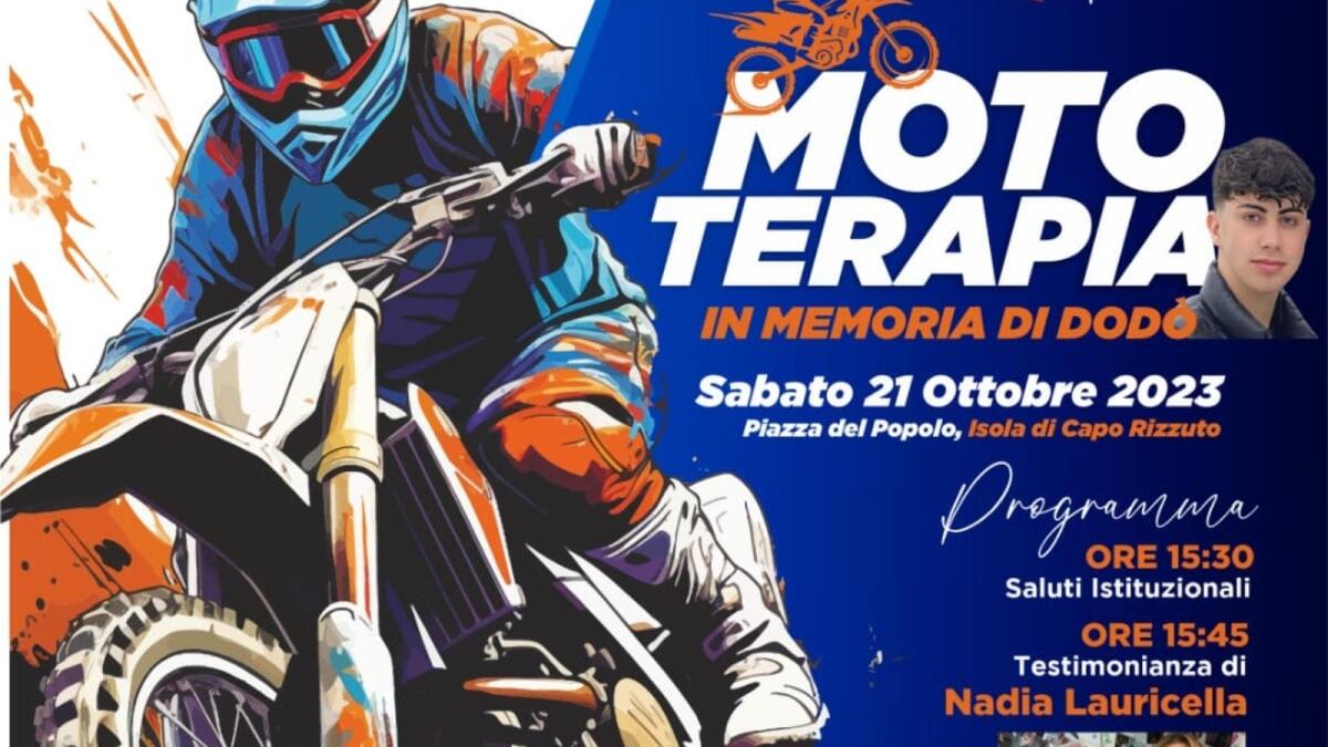 Isola di Capo Rizzuto, in moto per ricordare Dodò - 