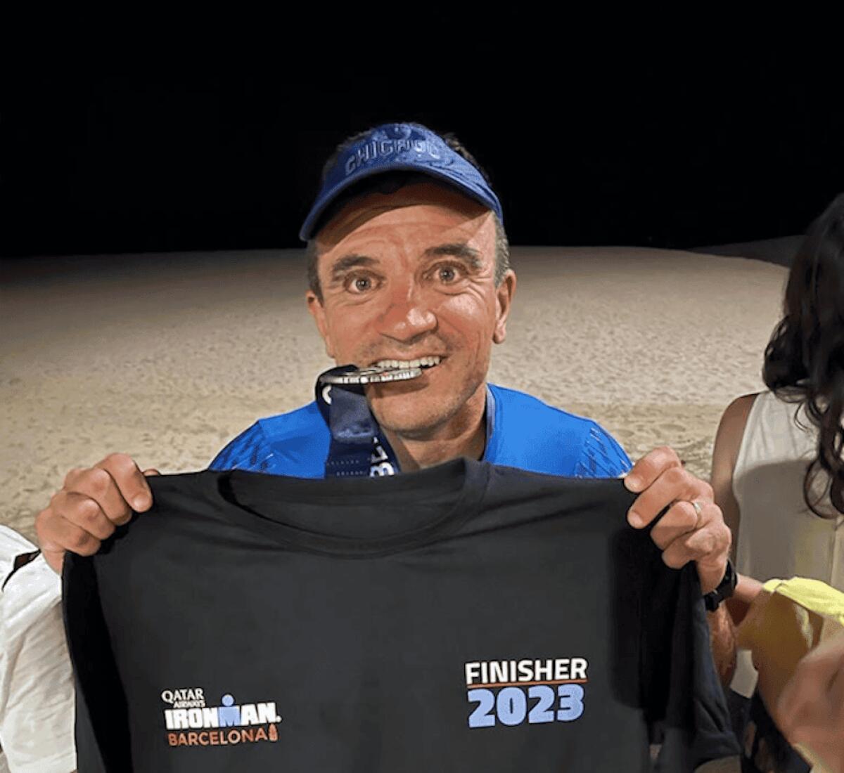 Triathlon - Luca Pugliese si laurea Ironman crotonese - 