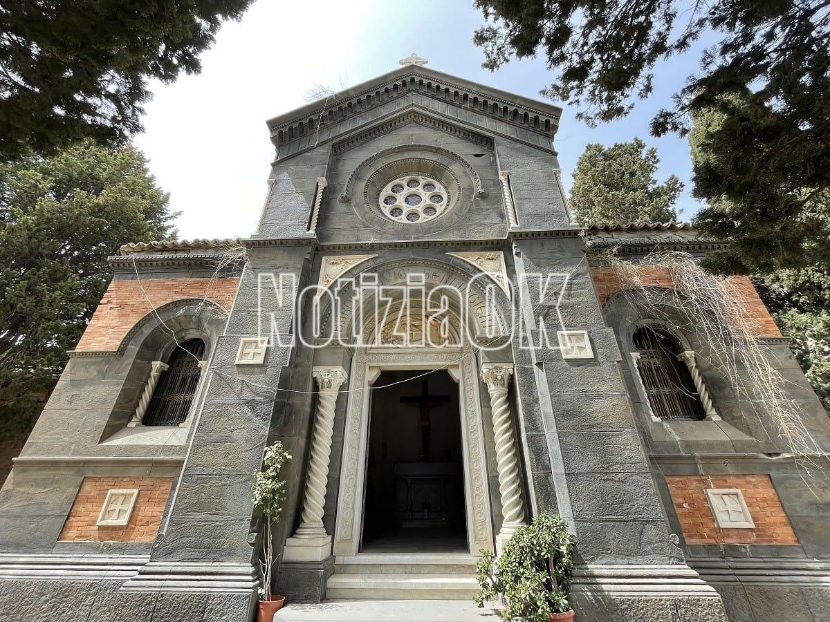 Crotone, commemorazione dei defunti: gli orari di apertura dei cimiteri cittadini - Cappella Barone Luigi Berlingieri - Cimitero di Crotone