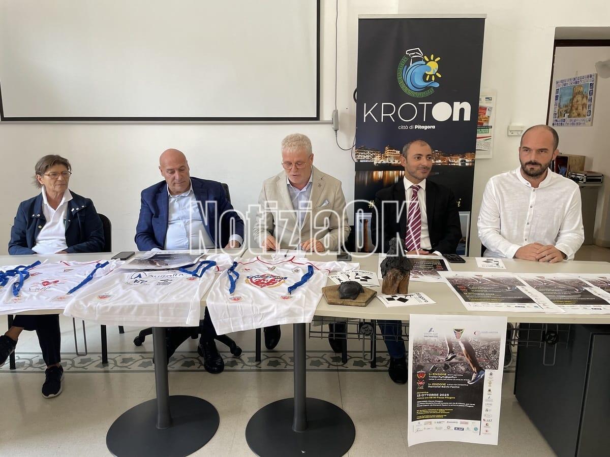 Crotone - Si corre col brand di Pitagora, ricordando Santo Facino - Francesca Pellegrino, Vincenzo Voce, Giuseppe Talarico, Luca Bossi, Giuseppe Facino