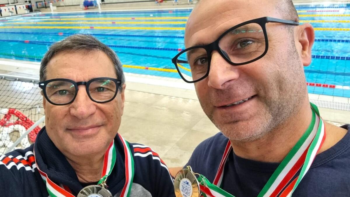 Kroton Nuoto, incetta di medaglie per il settore master - Garofalo Francesco - Vrenna Luca