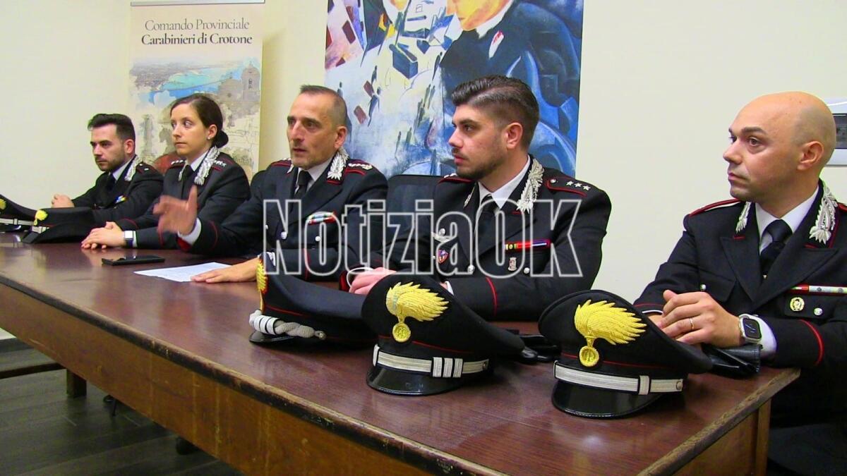 Nuovi ufficiali dei Carabinieri a Cirò Marina, Petilia ed Isola di Capo Rizzuto - Mirko De Chirico, Martina Iacono, Raffaele Giovinazzo, Ludovico Paterni, Emanuele Stefano