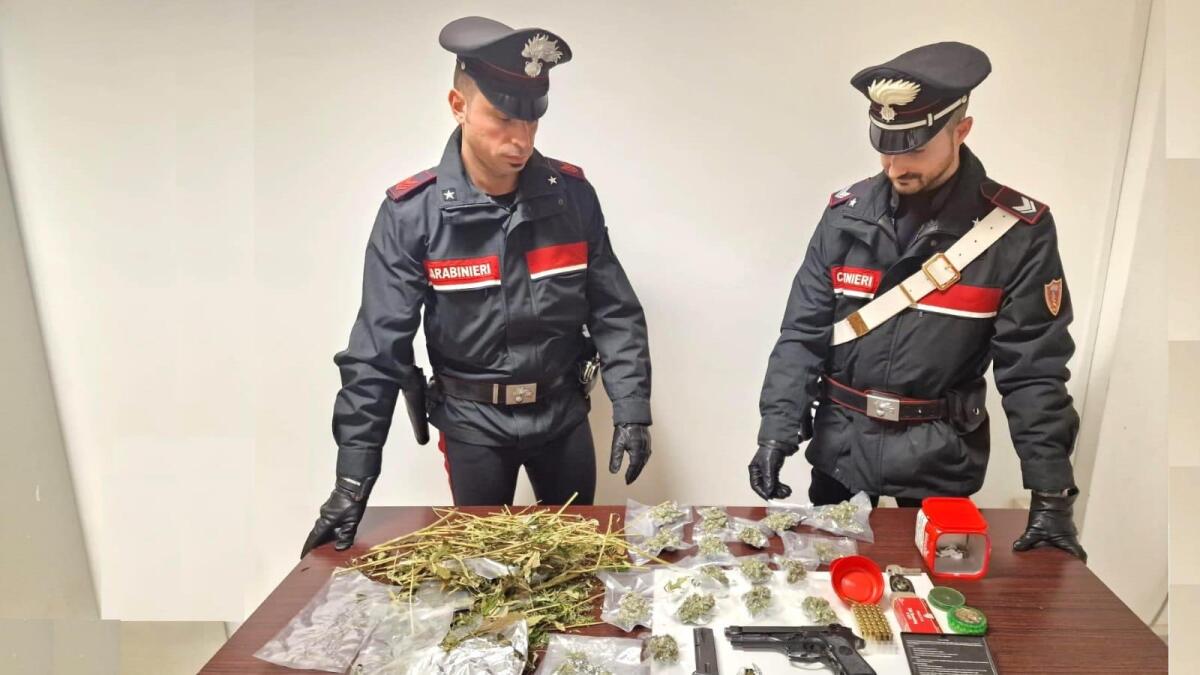 La casa del proprio vicino utilizzata per custodire marijuana ed una pistola: un arresto in provincia di Crotone - 
