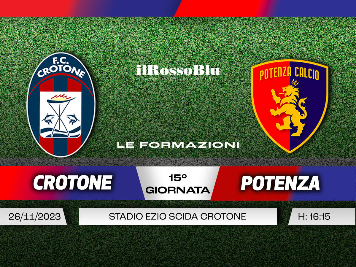 #CrotonePotenza | Le Formazioni: Una novità a centrocampo per Zauli - 