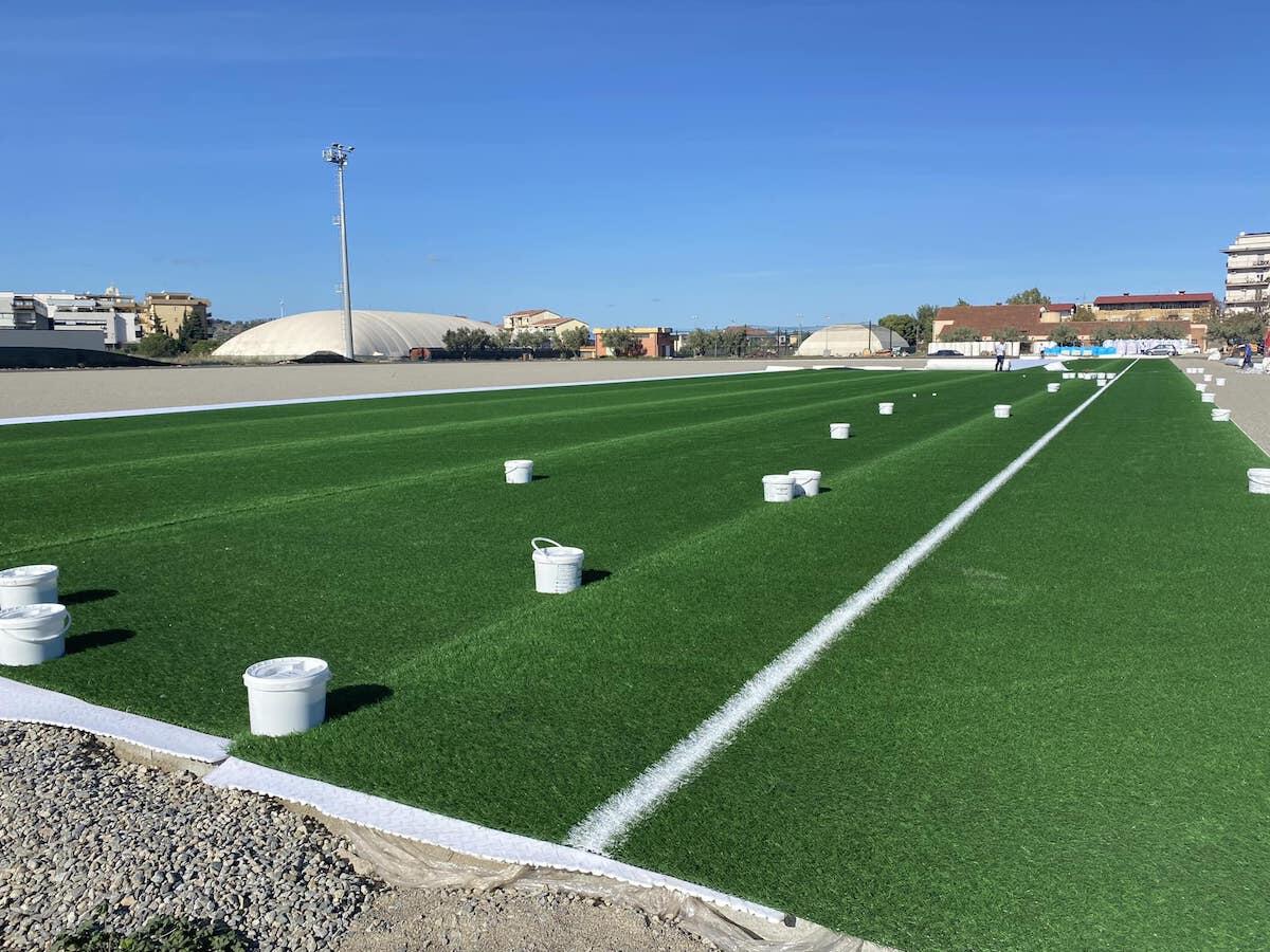 Crotone, manca poco al fischio d'inizio presso il Settore b - 