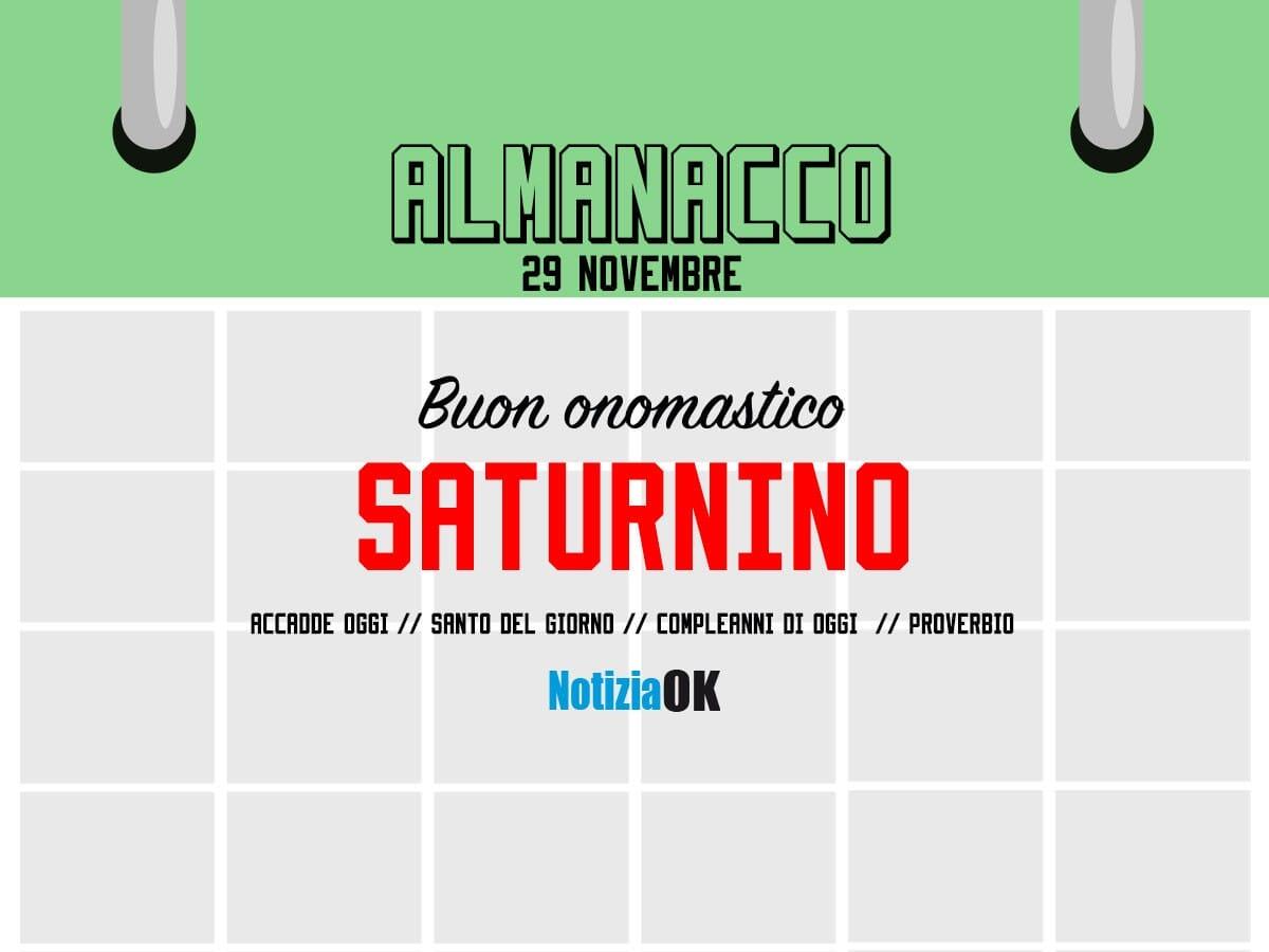 Onomastico: il Santo del giorno è San Saturnino - 