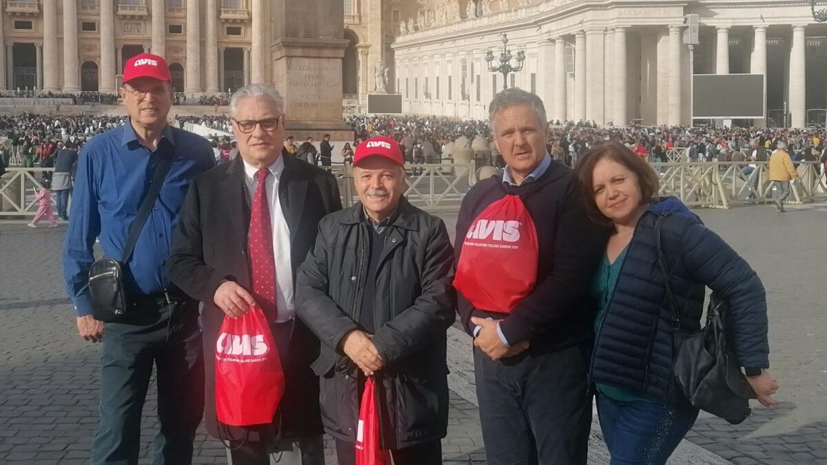 L'Avis Calabria in Piazza San Pietro: presente Franco Rizzuto, presidente regionale - 