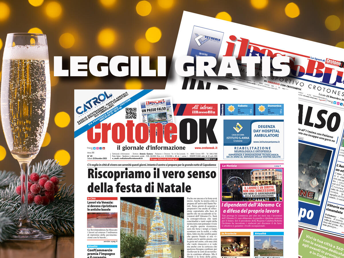 CLICCA QUI E LEGGI SUBITO CROTONEOK - 